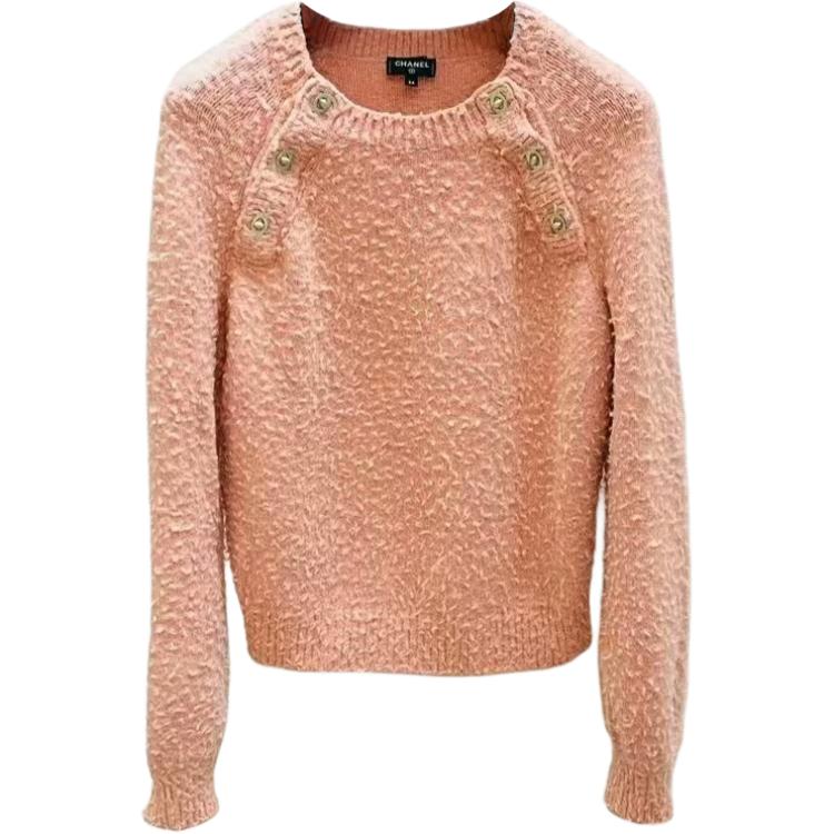 

Свитер женский Orange Crew Neck Moderate Others CHANEL, оранжевый