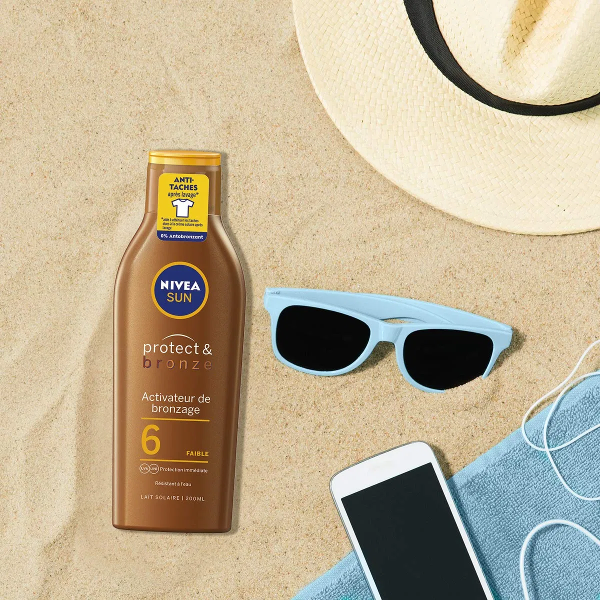 Солнцезащитный крем Nivea Sun Protect & Bronze с активатором загара SPF 6, 200 мл Nivea Sun — фото 4