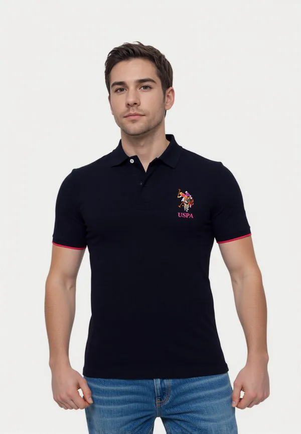 Рубашка-Поло kurzarm bunter reiter U.S. Polo Assn., Schwarz
