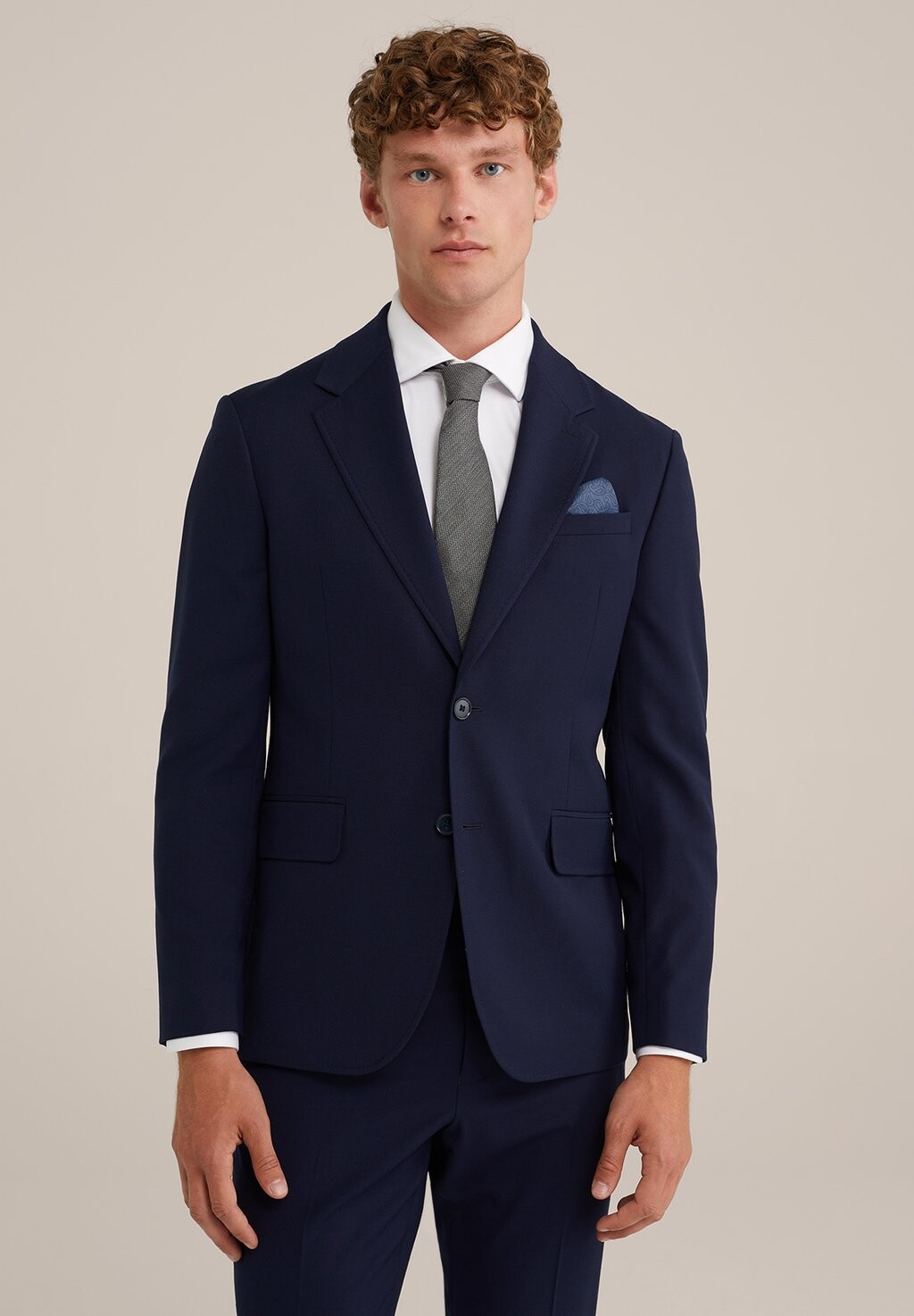 

Пиджак WE Fashion, темно-синий