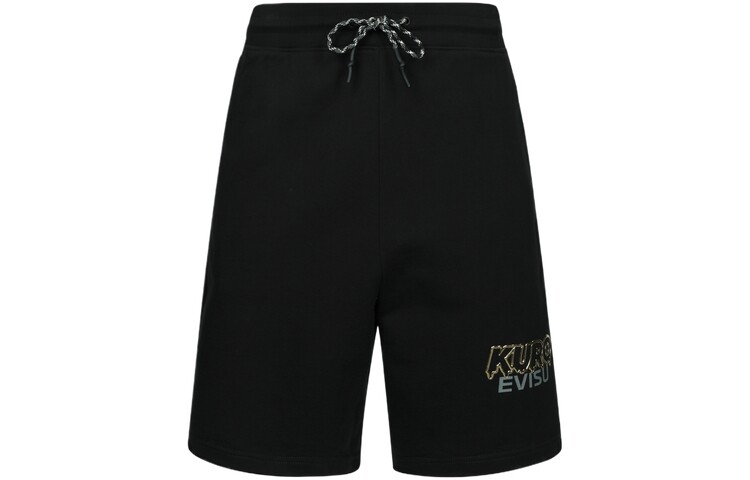 

Повседневные шорты мужские черные Evisu, черный