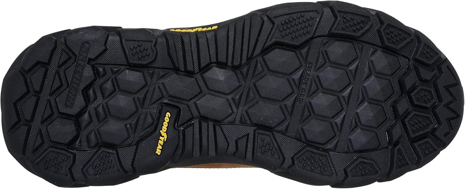 Мужские ботинки Skechers Santoro Moc Toe с удобной системой надевания без шнурков, коричневый — фото 4