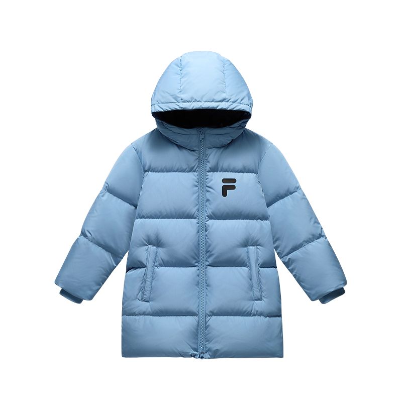 FILA KIDS Повседневная спортивная одежда FW24 винтажный серо-голубой для подростков — фото 3