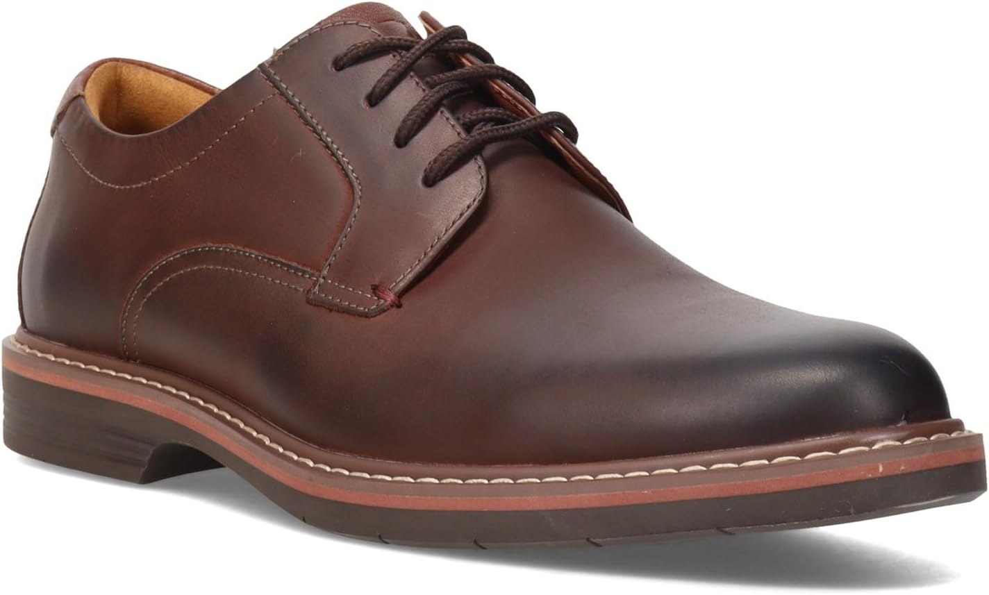 Мужские оксфорды Florsheim Norwalk с plain toe, коричневый