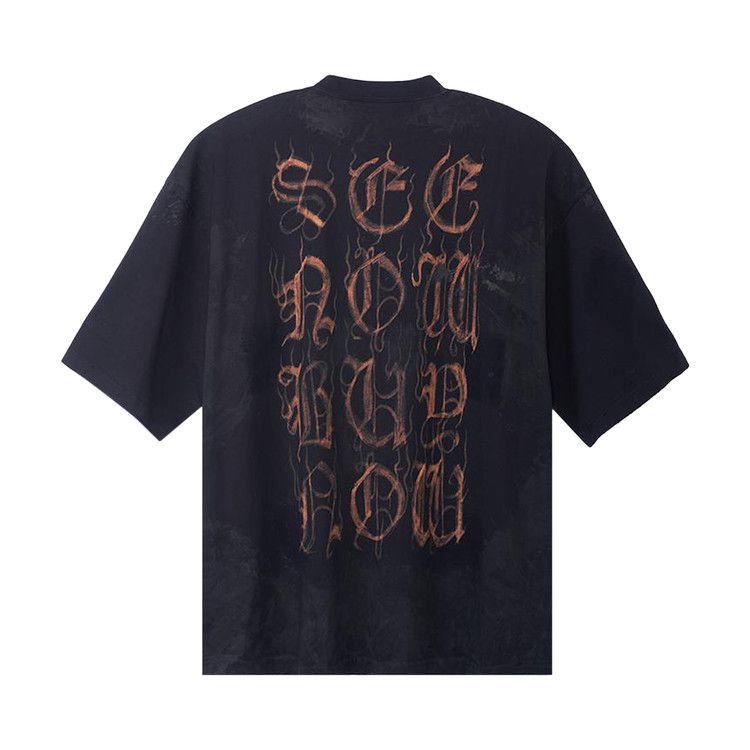 Футболка Balenciaga Metal Oversized T-Shirt, Black — фото 2
