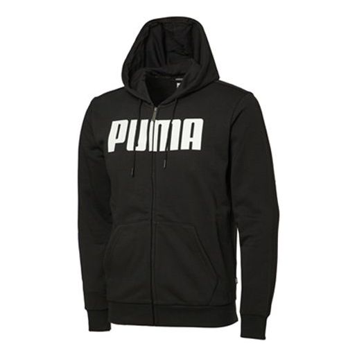 

Толстовка PUMA ESS Printed Hooded Jacket Black, черный