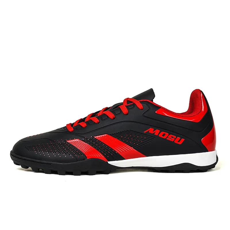 Детские футбольные бутсы с низким верхом из износостойкого ПВХ HBRK, Turf-Black Red