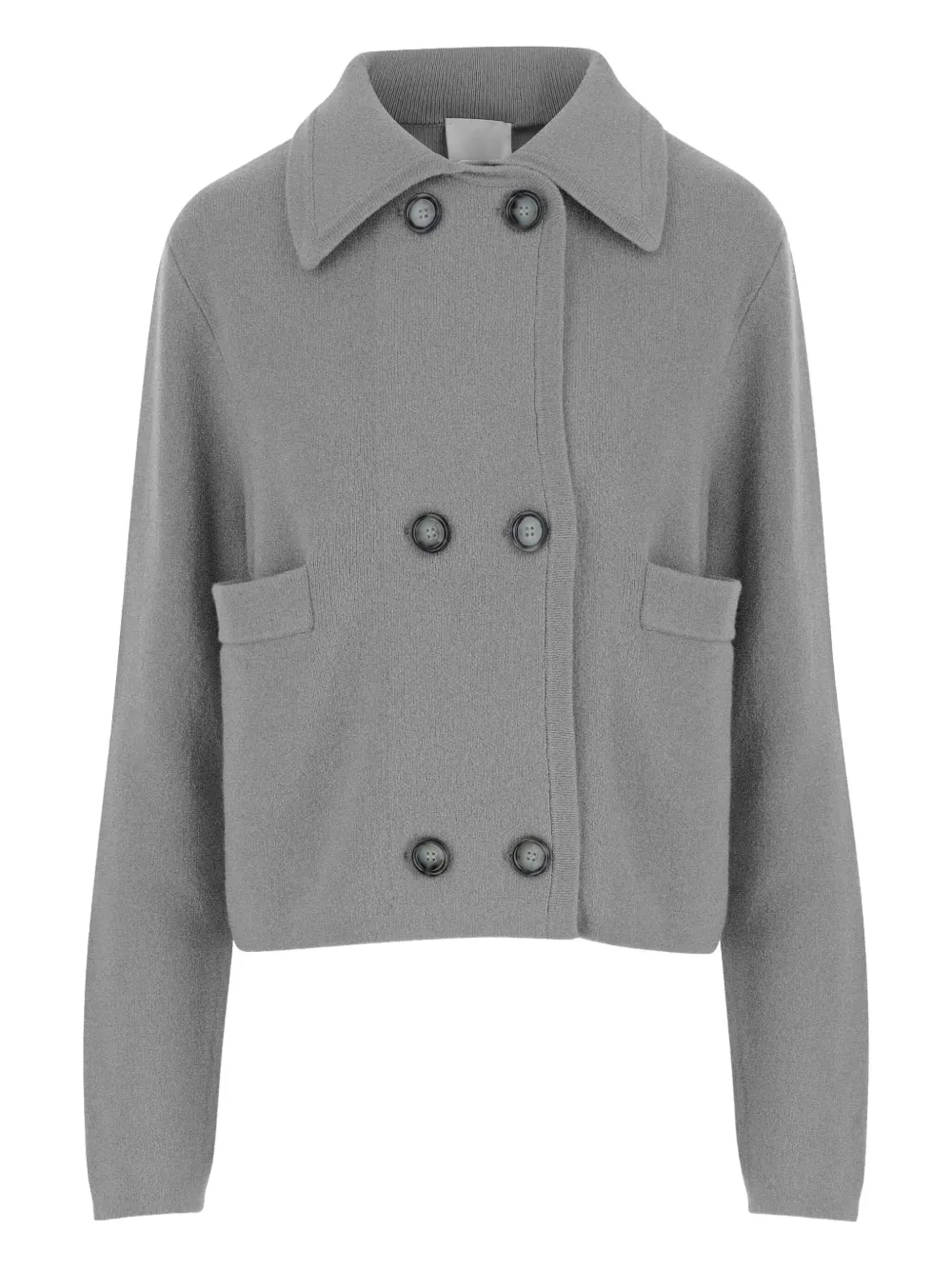 

Двубортный кардиган ALLUDE, серый