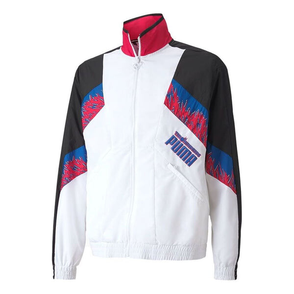 

Куртка x the hundreds track jacket 'white black red' Puma, белый