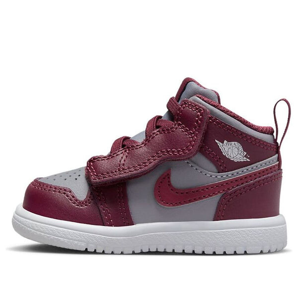 

Кроссовки 1 mid "команда красно- Air Jordan, серый