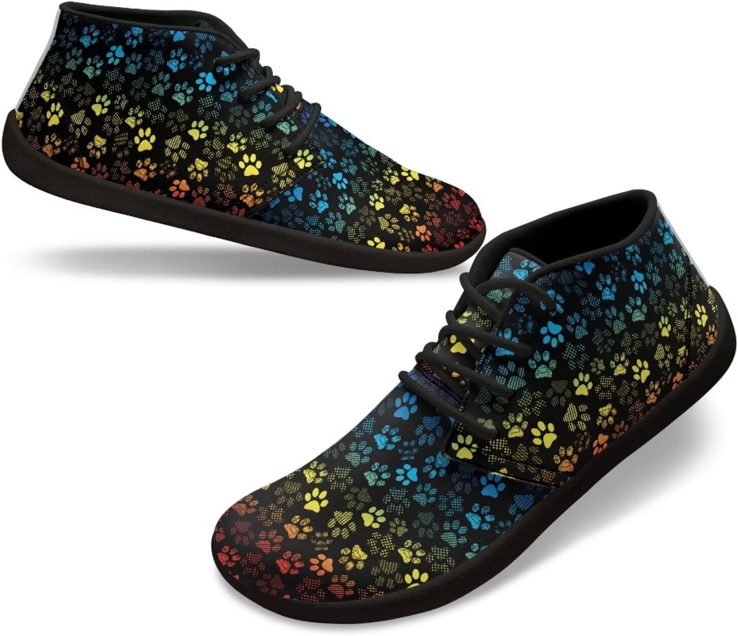 

Мужские босоножки Tomeusey, повседневные кроссовки с широкой носочной частью, легкие прогулочные кроссовки, минималистичные кроссовки с нулевым перепадом для мужчин, Colorful Paw