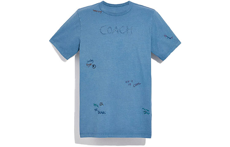 

ТРЕНЕРА Мужская футболка COACH, цвет Blue