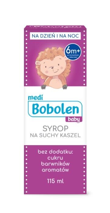 

Сироп от кашля Bobolen Baby Syrop Na Suchy Kaszel, 115 мл