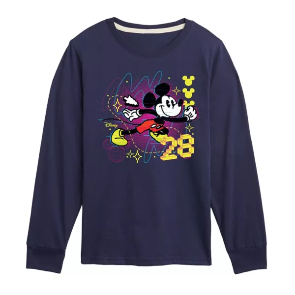 

Футболка с длинным рукавом и принтом Микки Мауса для мальчиков 8-20 лет Disney, синий