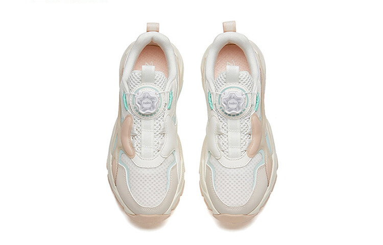Кроссовки Anta kids Kids Lifestyle Shoes GS Low-top Ivory/Gray — фото 3