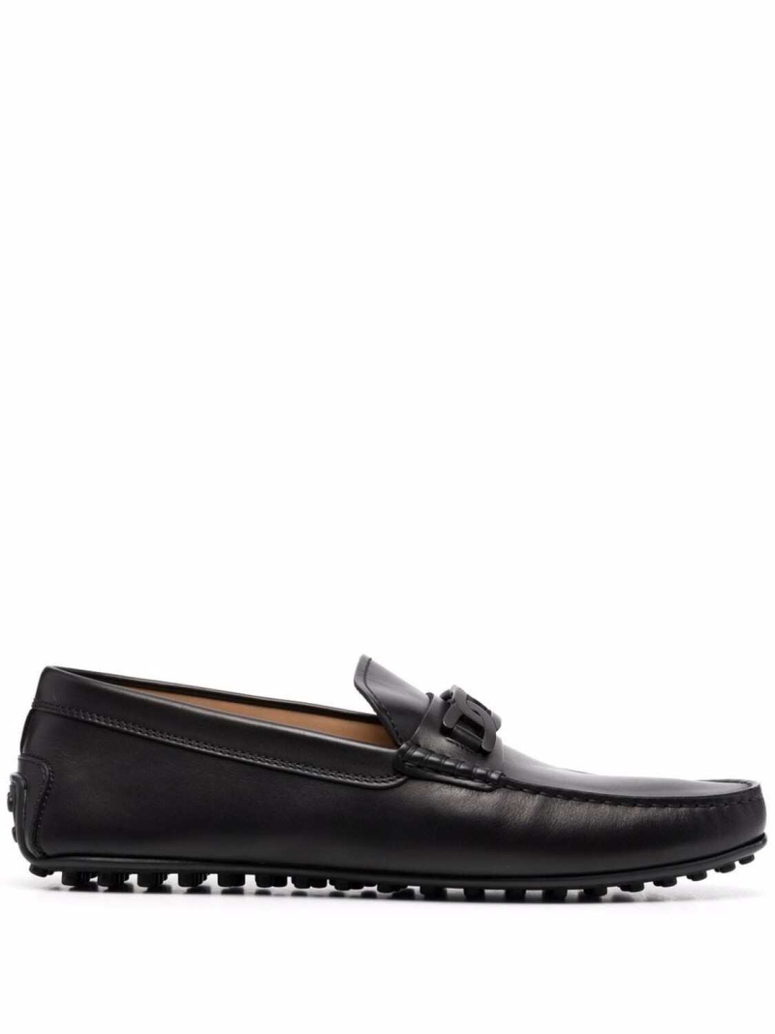 

Tod's лоферы с декоративной пряжкой, черный
