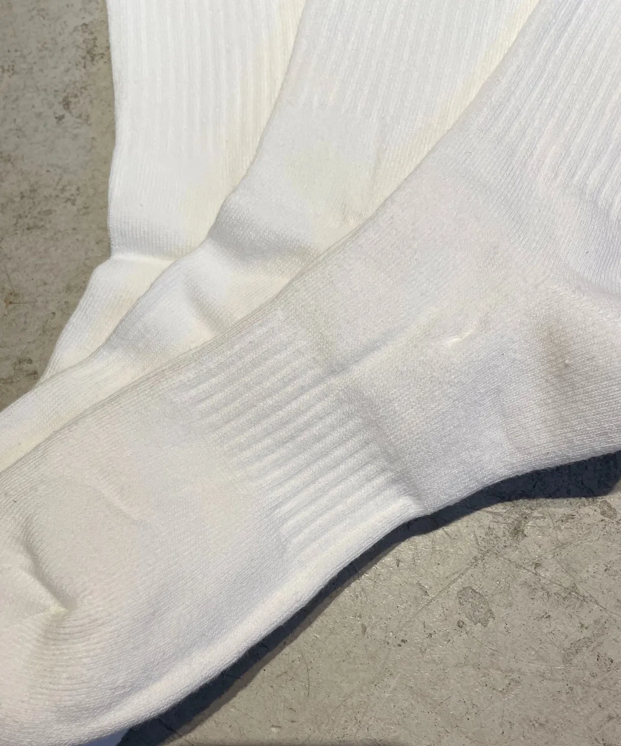 Носки NIKE 3 пары, хлопковые, средней длины, чёрные — фото 3