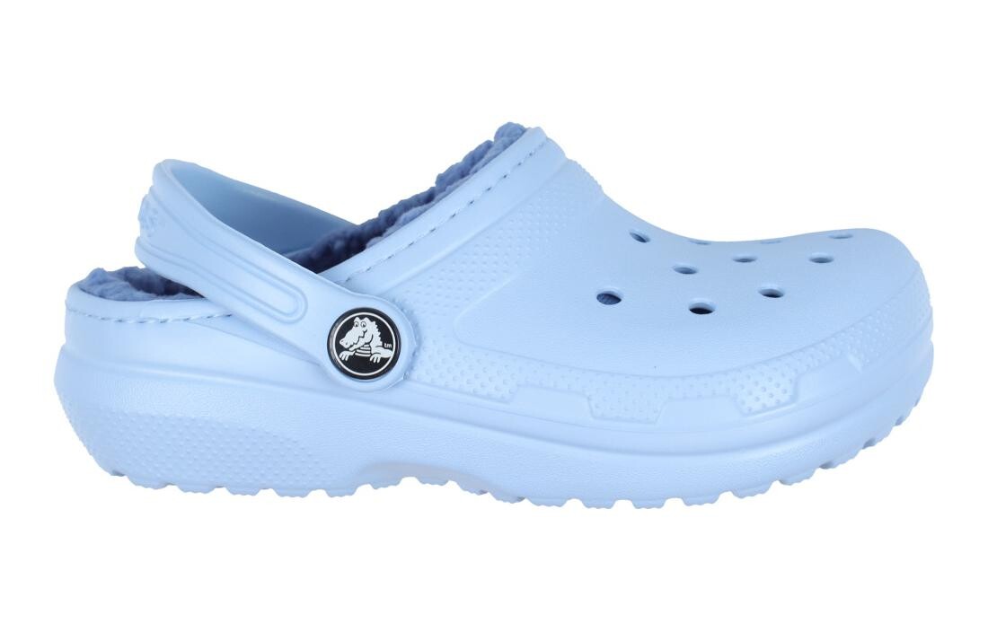 Детские тапочки Crocs Classic на подкладке для детей, Bluestone color — фото 2