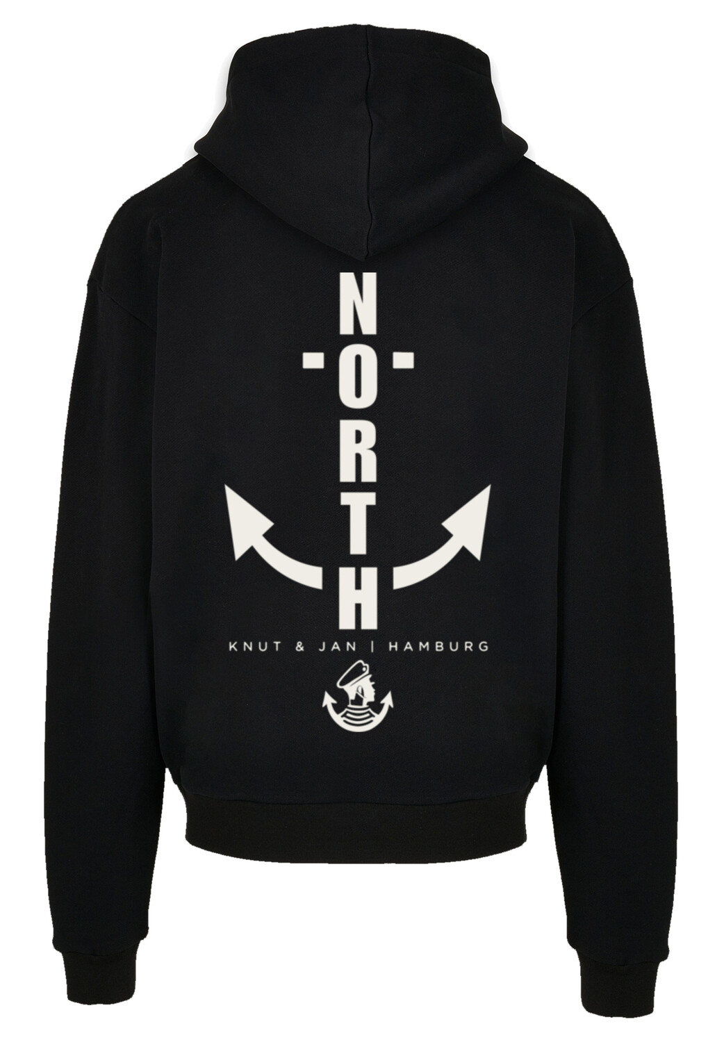 

Пуловер F4NT4STIC Ultra Heavy Hoodie North Anchor Knut & Jan Hamburg, черный