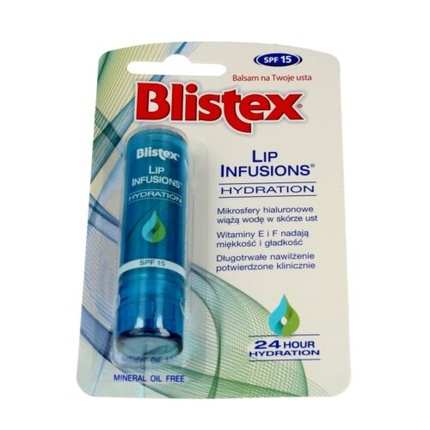 

Blistex Lip Infusions Увлажняющий бальзам для губ Spf15 3,7 г, Rada