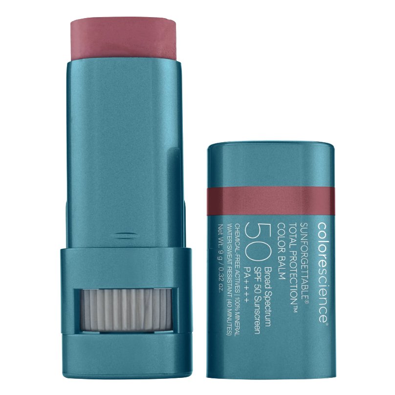 

Colorescience Sunforgettable Total Protection Color Balm SPF50 в оттенке Berry / Многофункциональный бальзам для губ и щек с SPF50