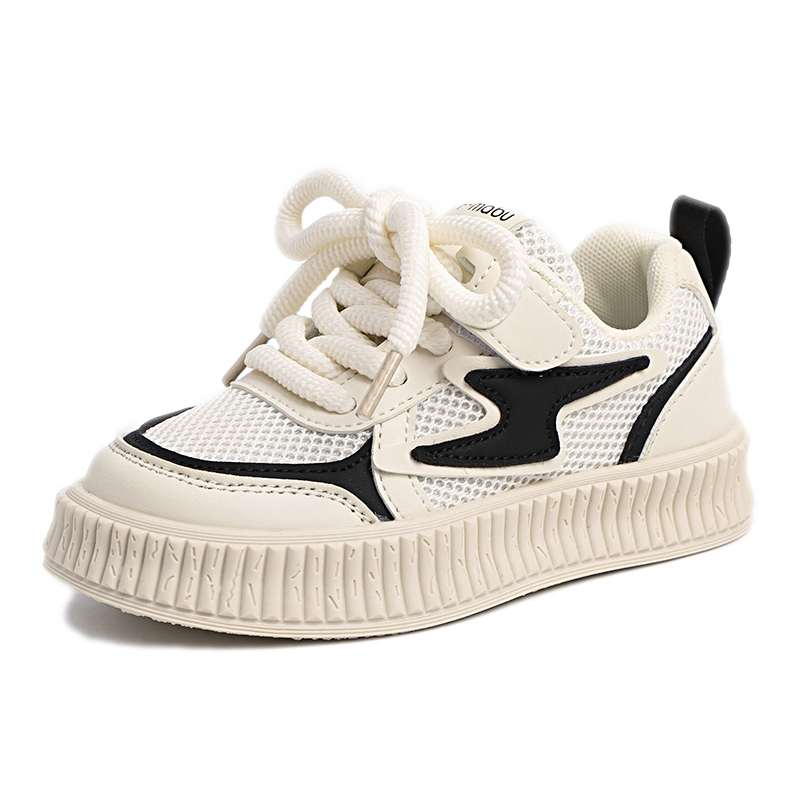 

Износостойкие детские кроссовки Balance с низким верхом для скейтбординга FIRS Kids, черный/белый