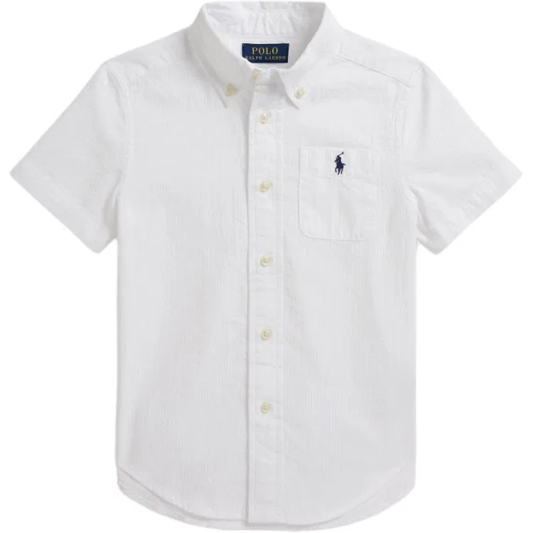 Повседневная рубашка белая Polo Ralph Lauren