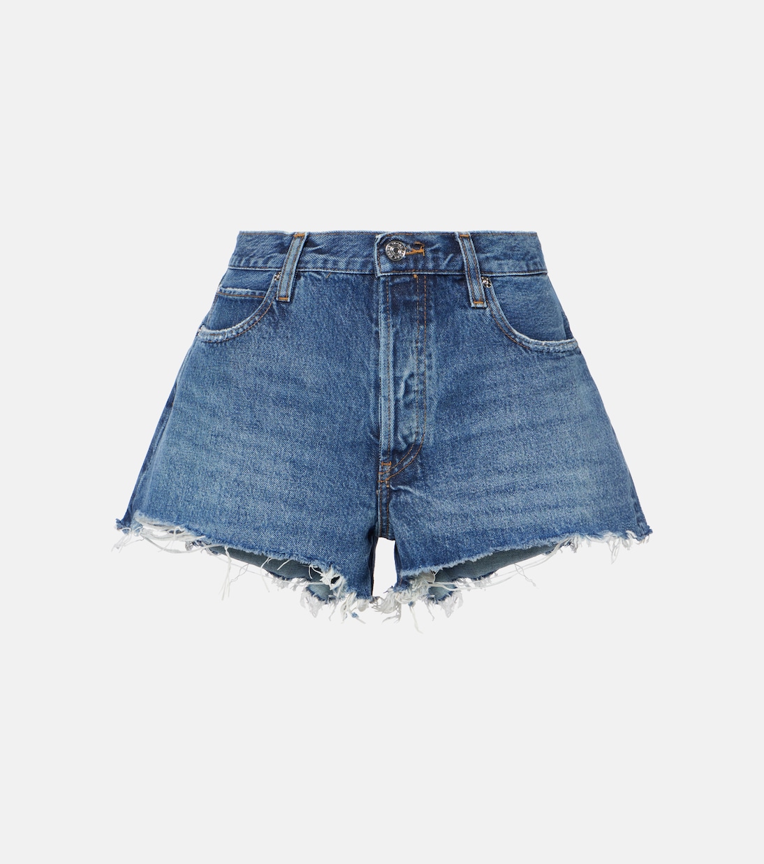 

Шорты джинсовые рваные Hang mid-rise Frame, Rafael