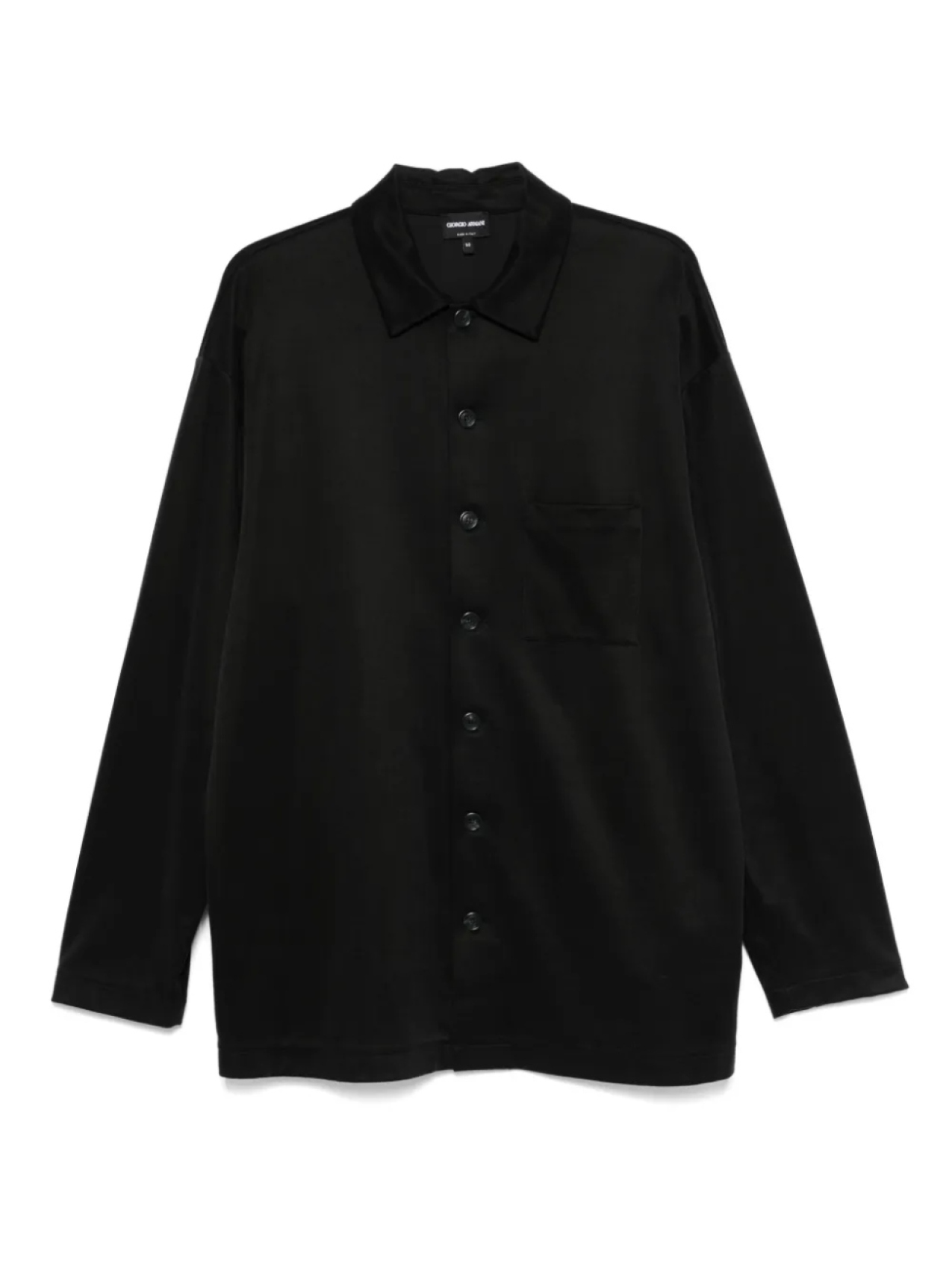 

Giorgio Armani рубашка с длинными рукавами, черный