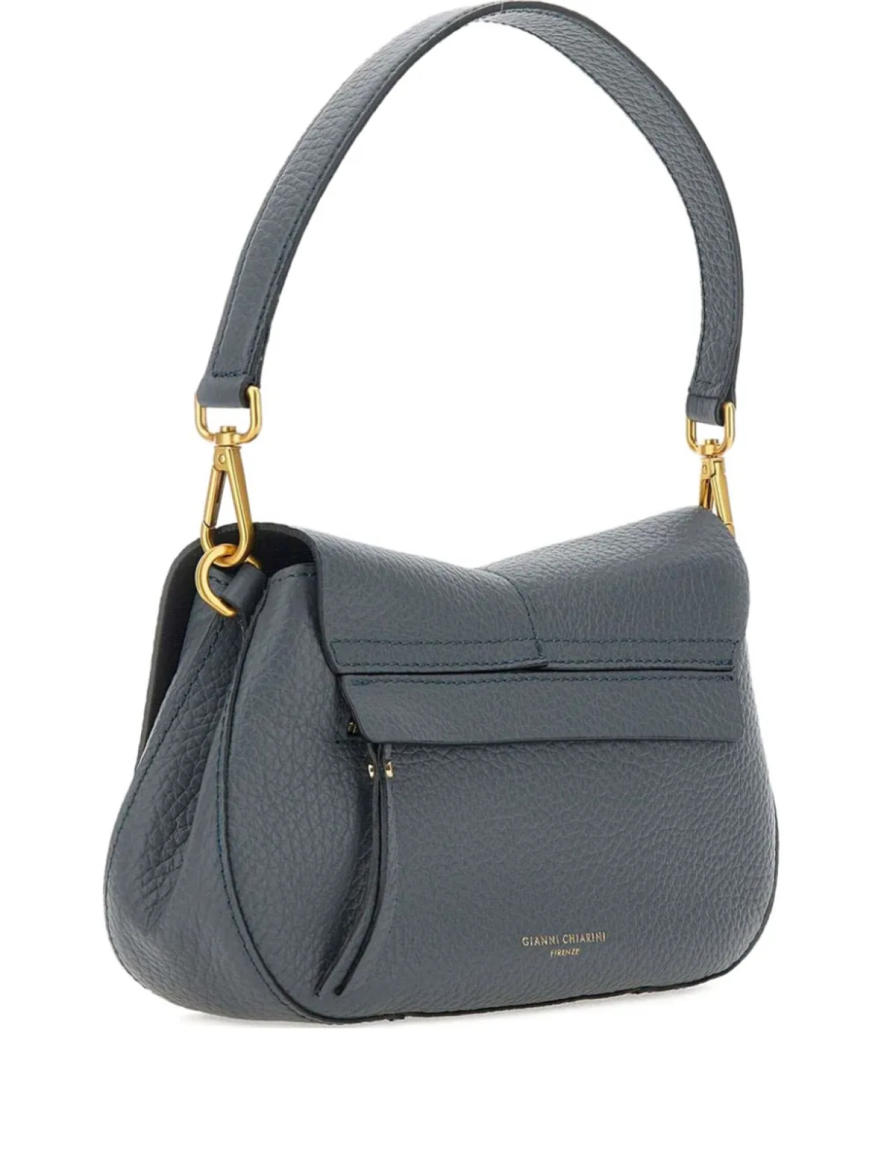 

Кожаная сумка через плечо GIANNI CHIARINI, серый