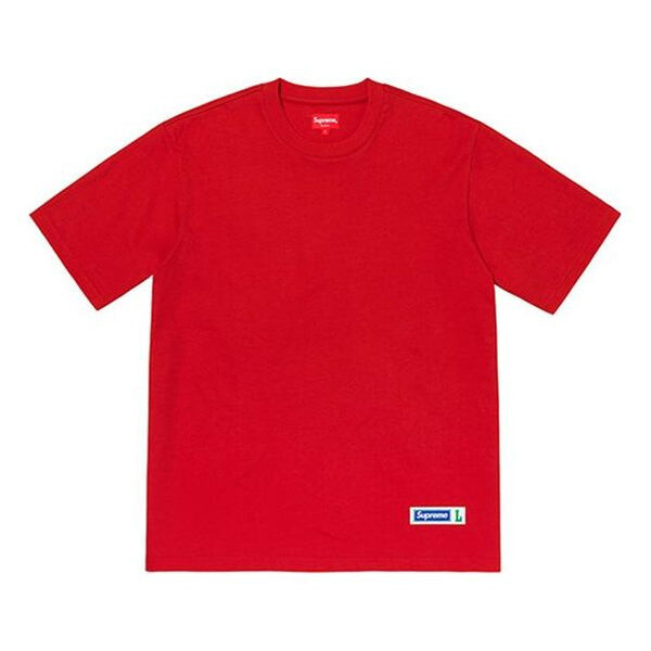 

Футболка ss19 athletic label tee sports short sleeve red Supreme, красный