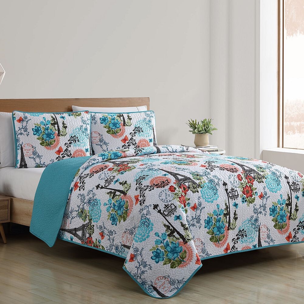 

Комплект одеял VCNY Home Eiffel Pinsonic, синий