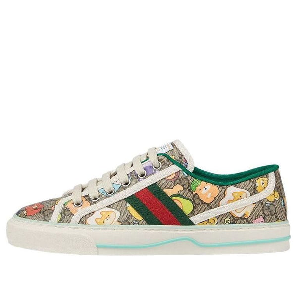 

Кроссовки (WMNS) GUCCI x Pikarar Tennis 1977 Shoes 'Animal Print', коричневый