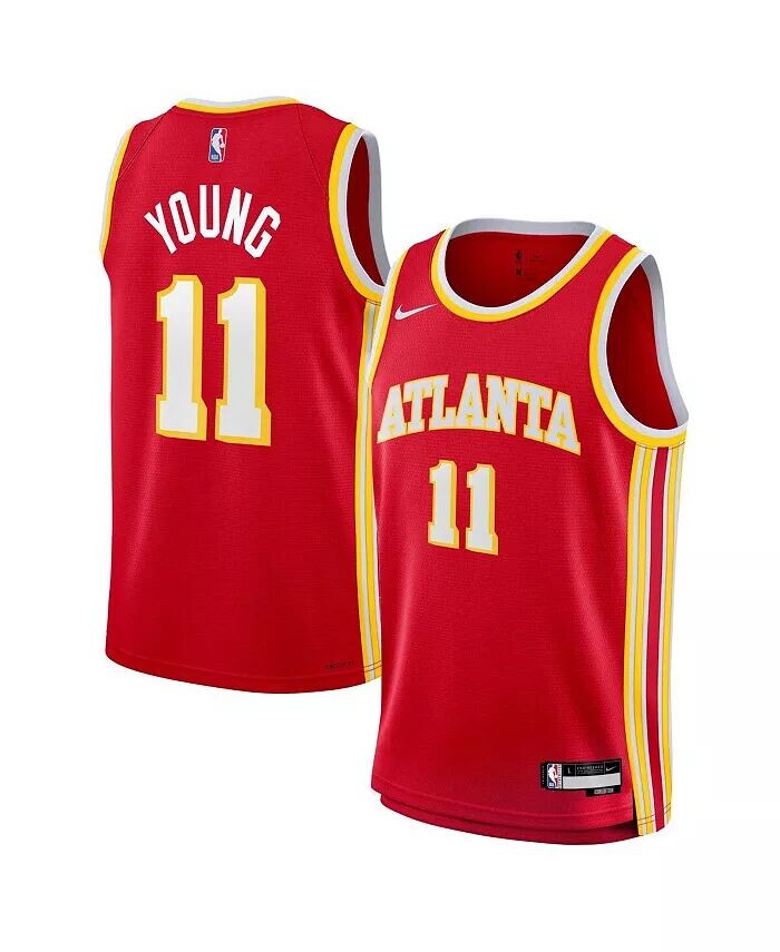 

Джерси Big Boys and Girls Trae Young Atlanta Hawks Swingman Nike, черный