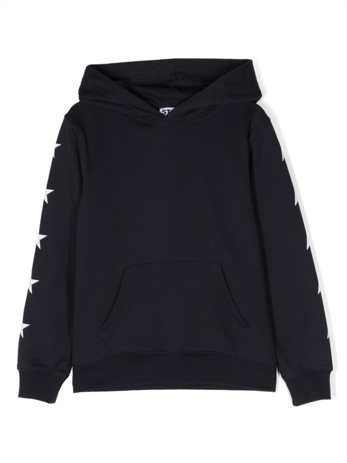 

Golden Goose Kids худи с принтом, синий