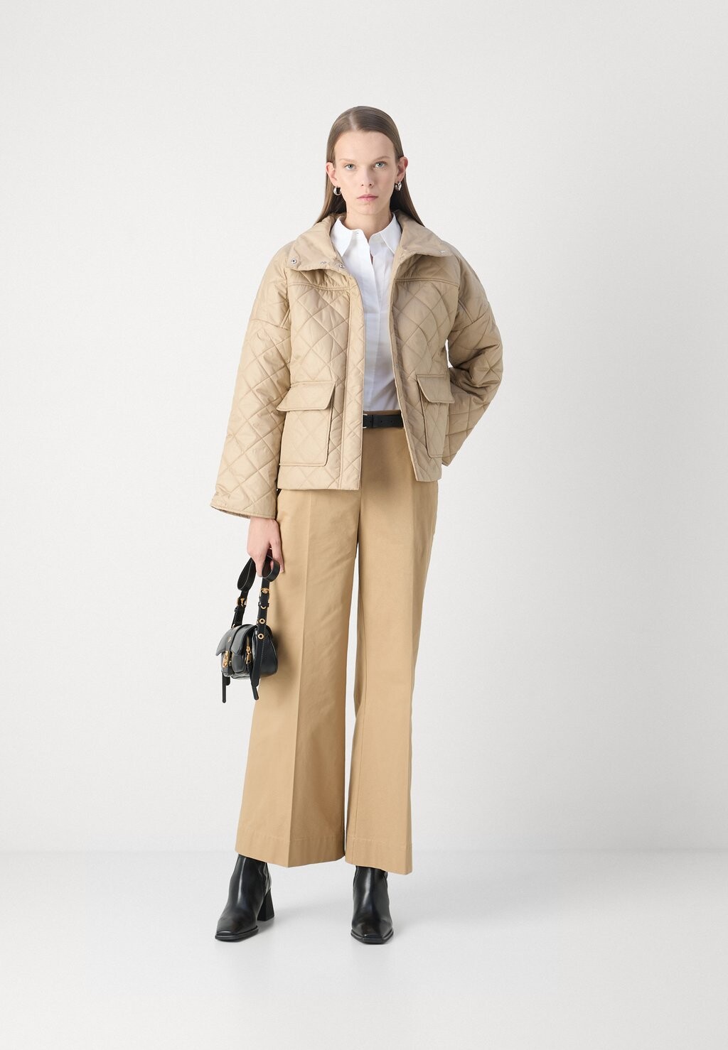 

Легкая куртка QUILTED JACKET GANT, светло-коричневый