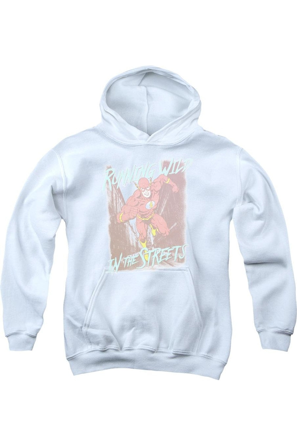 

Толстовка с капюшоном Justice League of America Running Wild для детей Gildan, белый