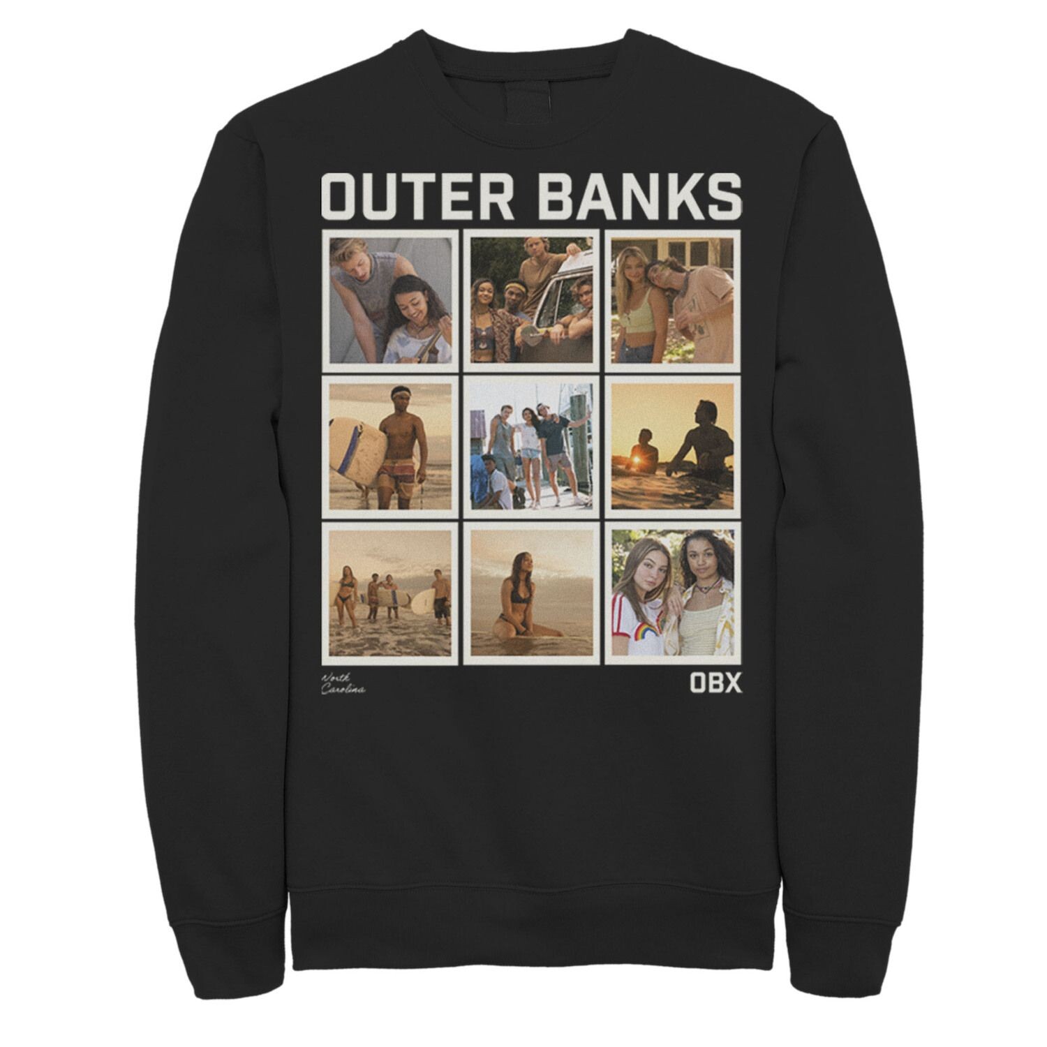

Мужская толстовка с портретными вставками Outer Banks Licensed Character