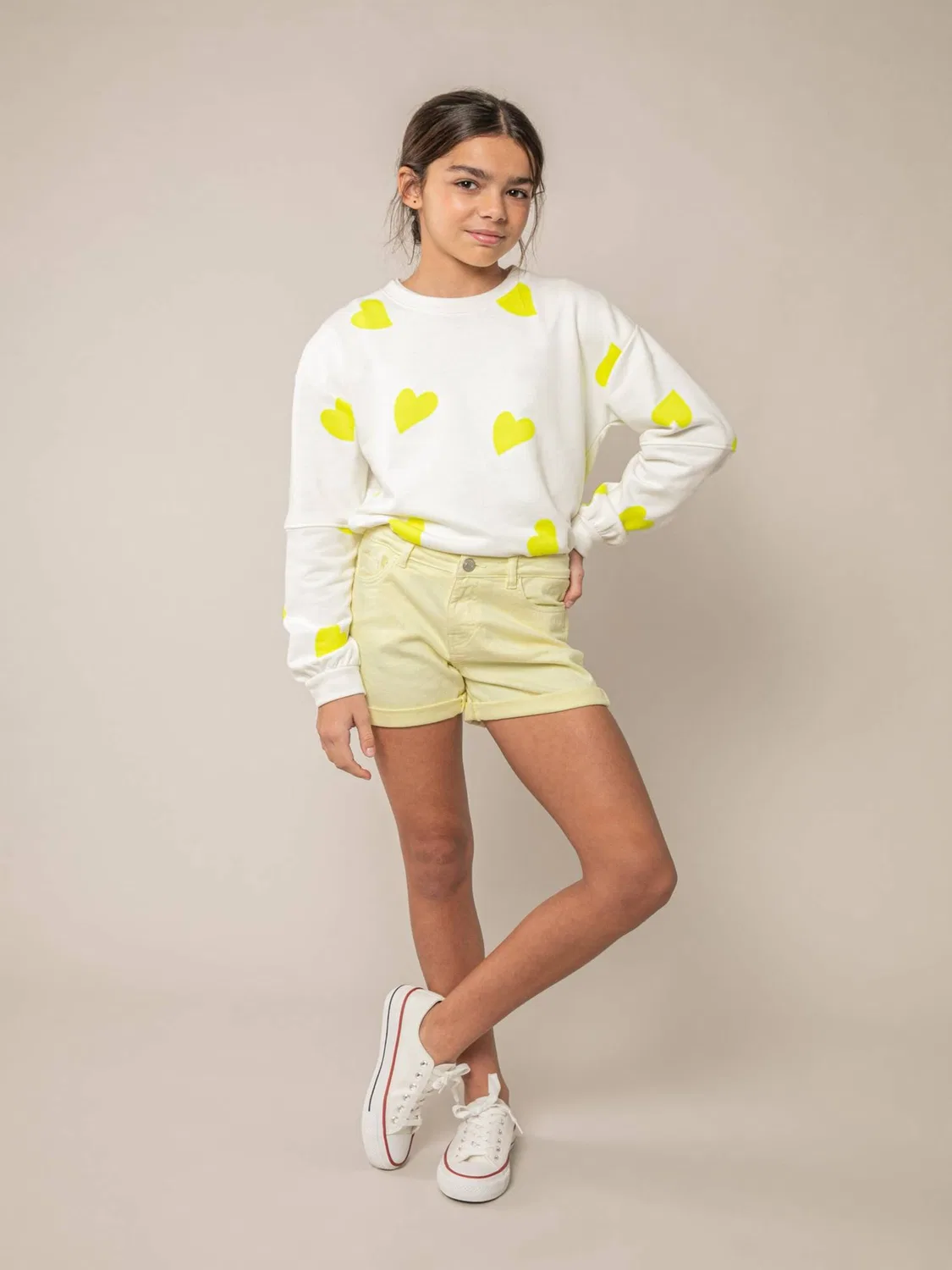 Брюки Deeluxe Regular Pants CERISE светло-желтого цвета — фото 3