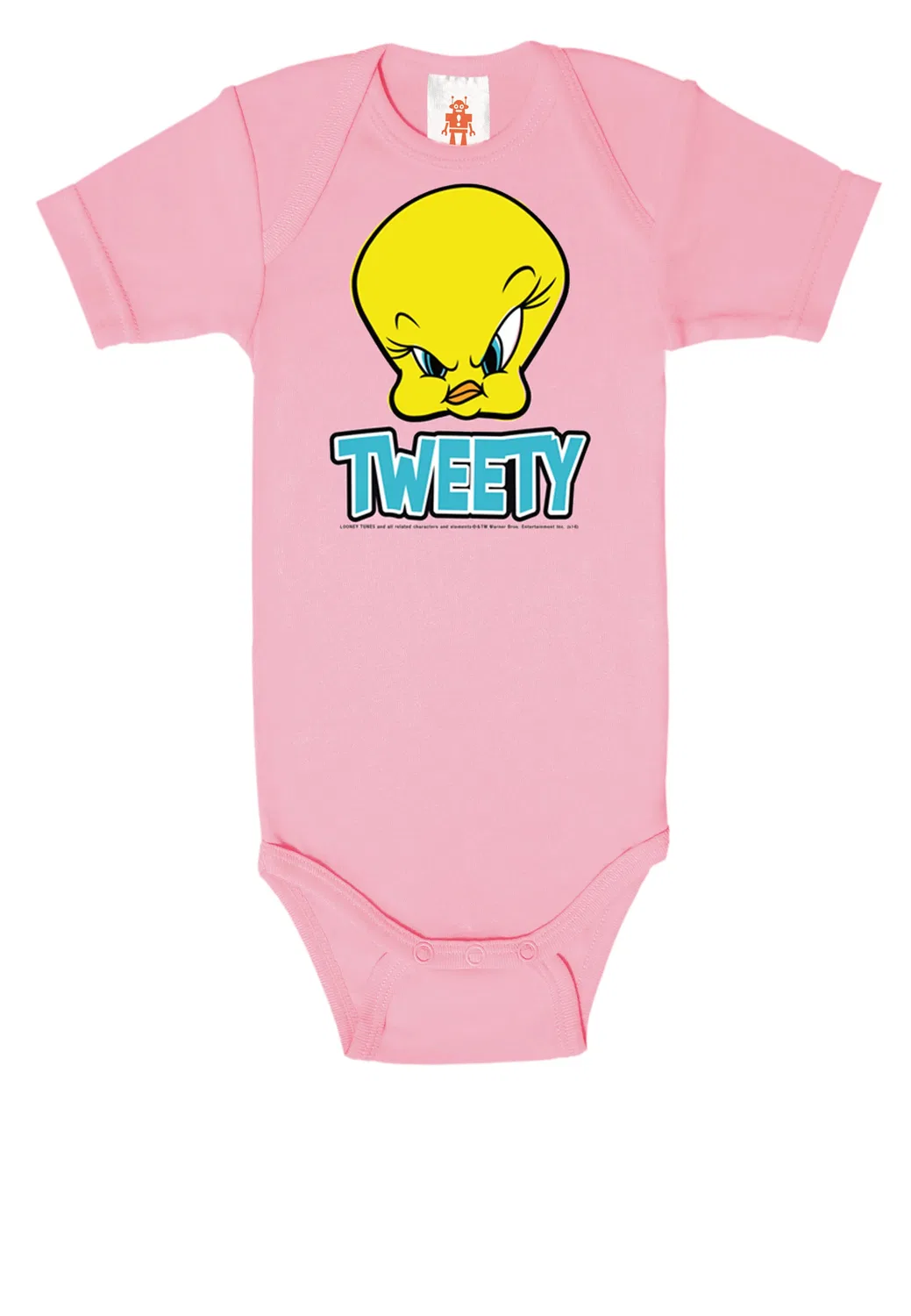 Боди для малышей с принтом Tweety, Logoshirt, розовый