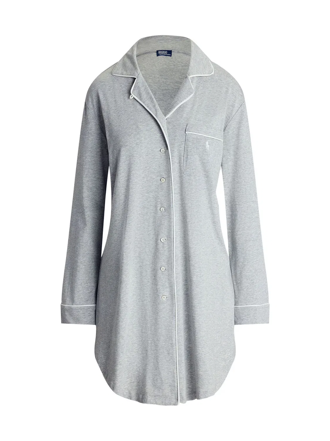 Ночная рубашка 'Основные вещи для поло' Polo Ralph Lauren, Grey