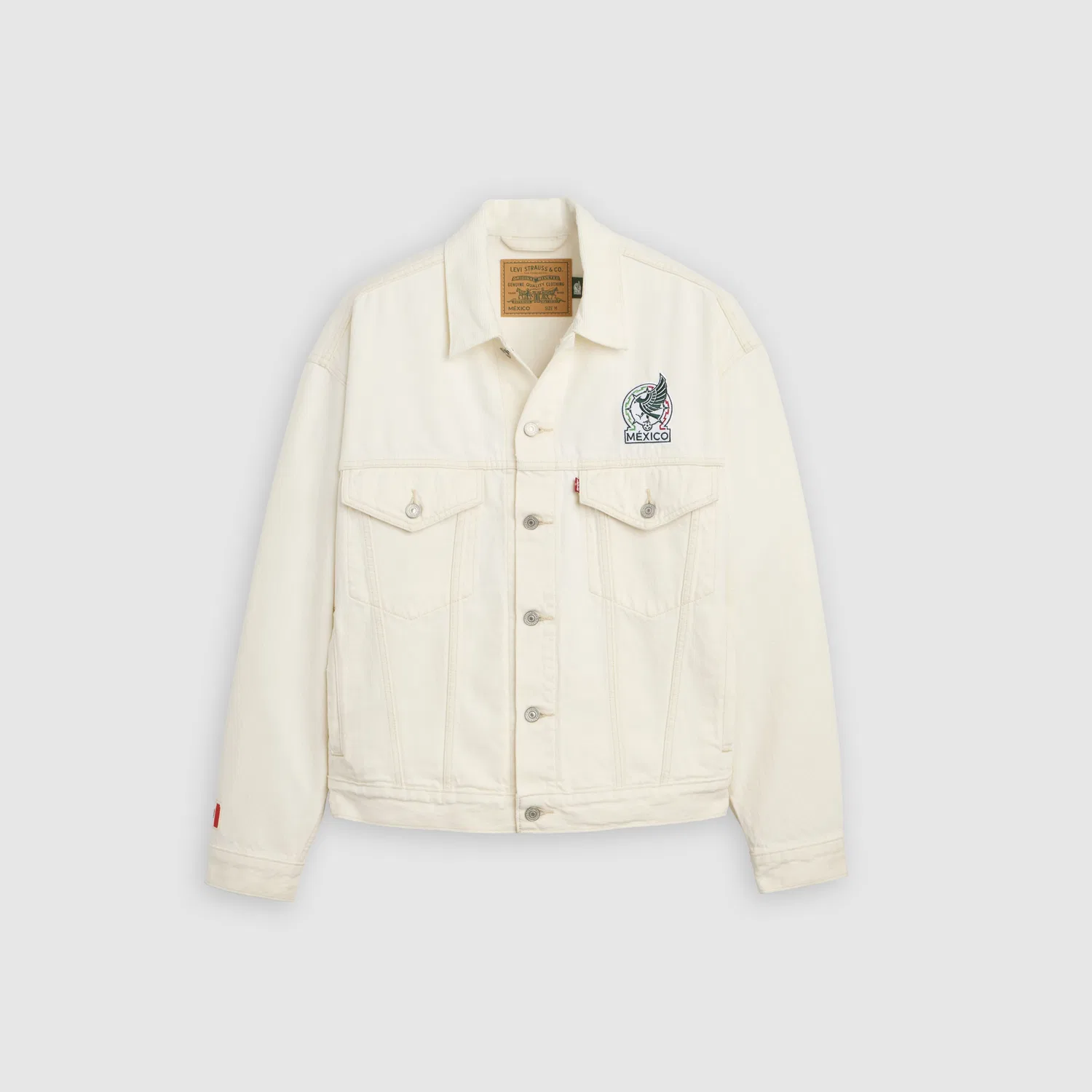 Куртка Levi's Mexico Football Type III, White