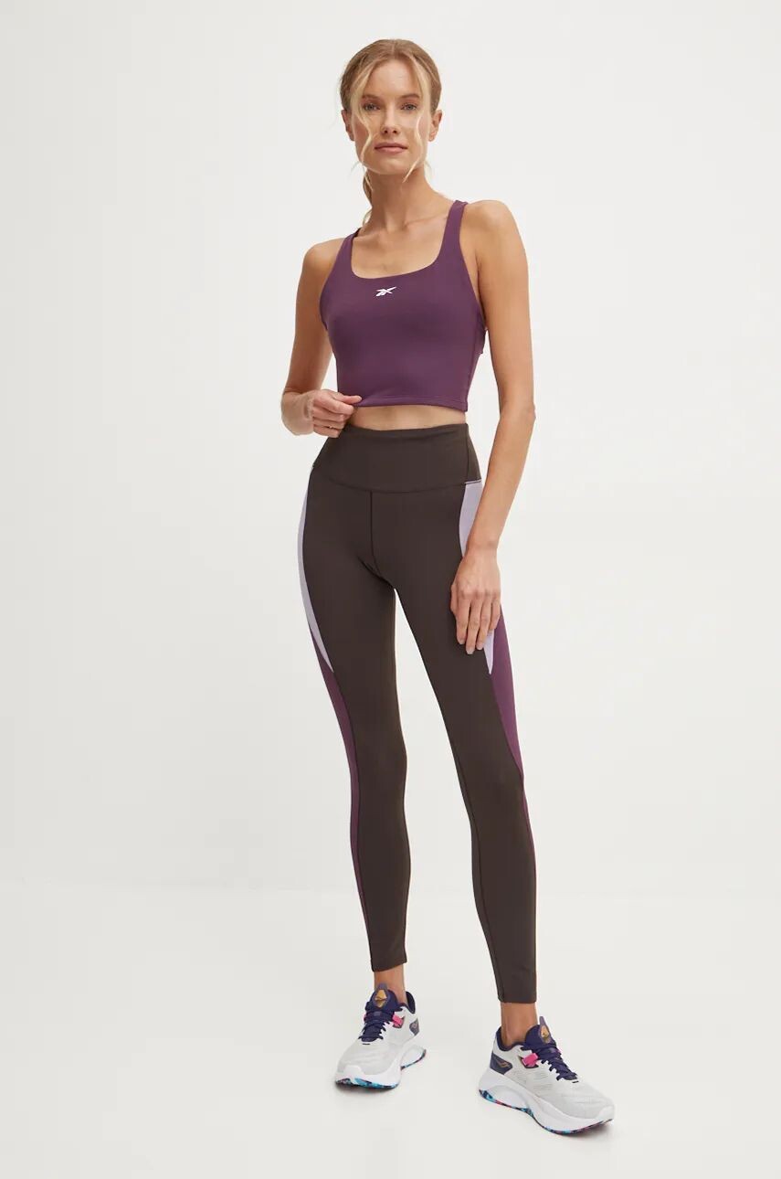 

Спортивный бюстгальтер Reebok LUX Collection, фиолетовый