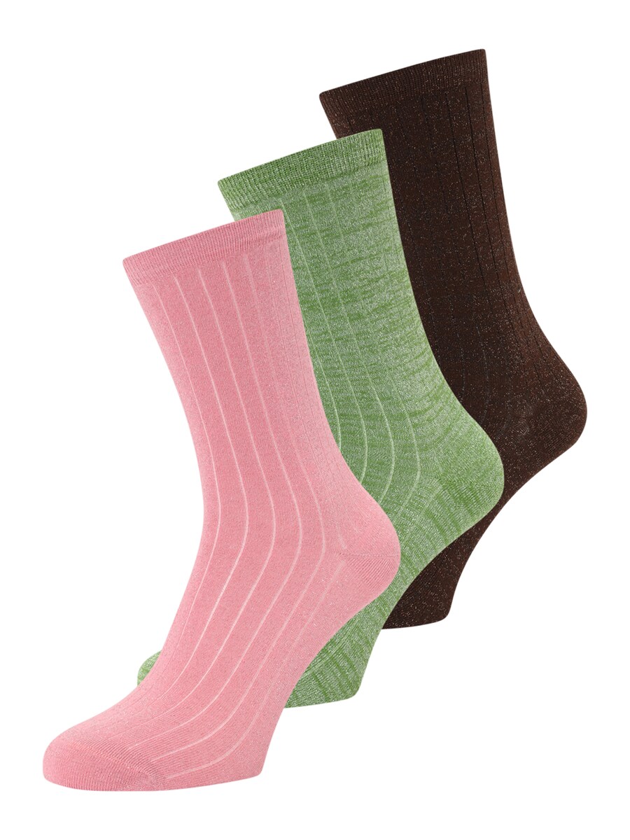 

Носки BeckSöndergaard, цвет Dark brown/Green/Pitaya
