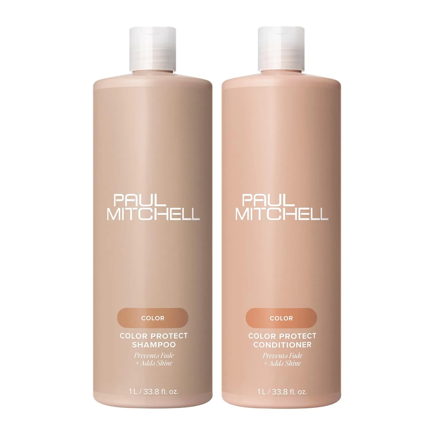 Шампунь и кондиционер Paul Mitchell Color Protect, обеспечивают защиту окрашенных волос, 33,8 жидких унций, набор.
