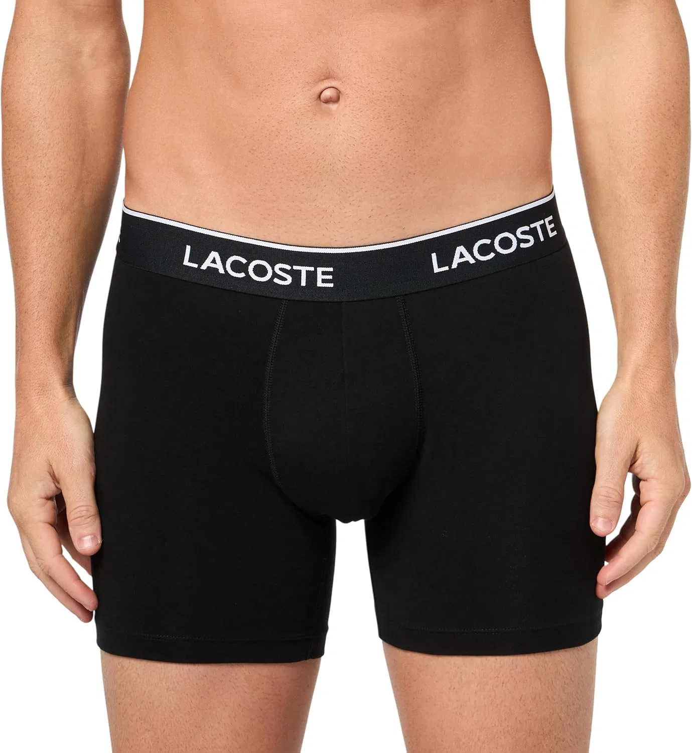Боксеры 3 шт, Lacoste, черный/белый/капитан/зеленый — фото 2