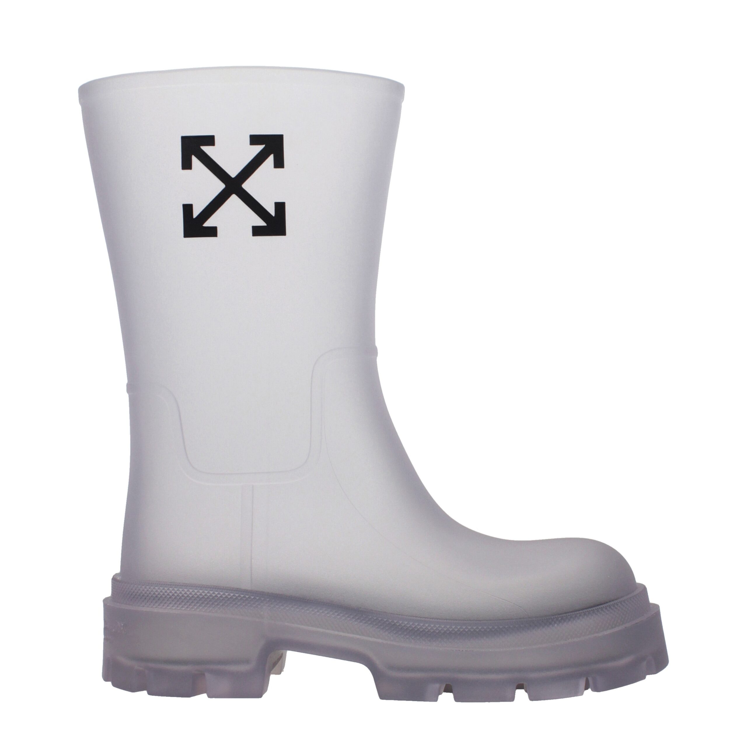 Прозрачные ботильоны из ПВХ Off-White, прозрачный