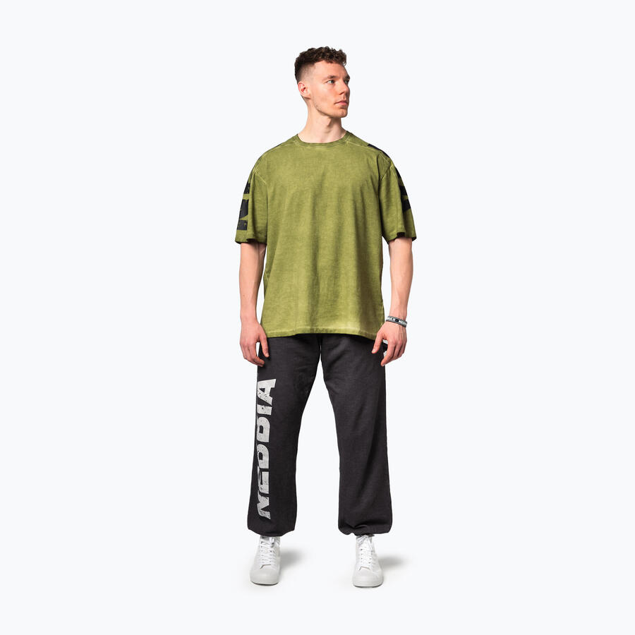 

Мужская тренировочная футболка NEBBIA Washed-Off Lifting Club