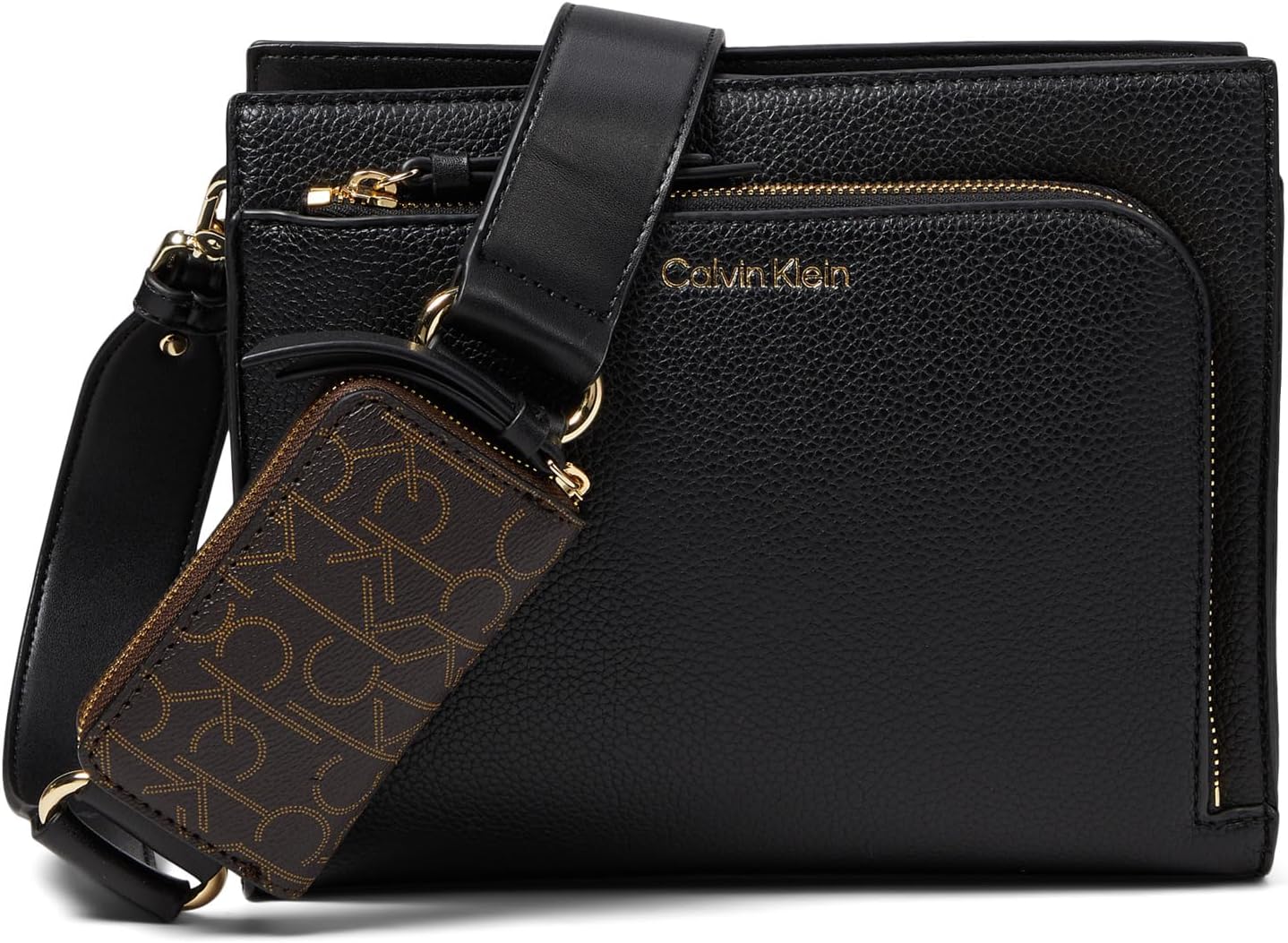 

Сумка кросс-боди Calvin Klein Bay Crossbody, цвет Black/Gold 1