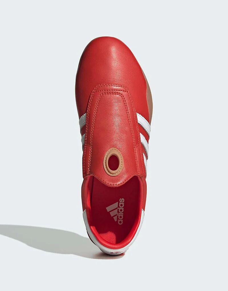 Кроссовки Adidas Originals для тхэквондо Adidas в красном/бело-голубом/цвете резины — фото 2